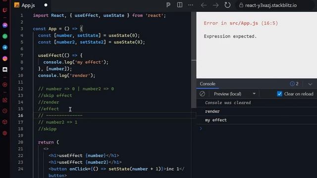Learn to useEffect in React (for beginners) + More Examples Darija | الرياكت بالدارجة смотреть онлайн