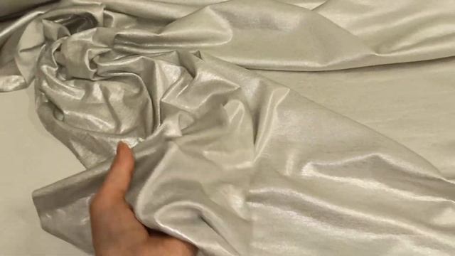 Трикотаж кулирка с серебристым накатом смотреть онлайн