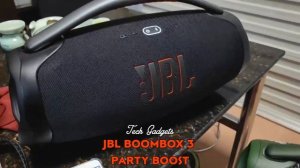 JBL BOOMBOX 3 BASS BOOST, PARTY BOOST Mode! (4k Video Quality)