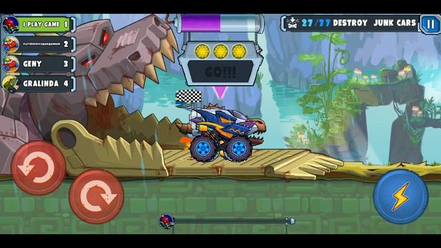 Car Eats Car 4 Multiplayer - Shark vs Gator vs Telly vs Bigfoot - Opened 4 New Predatory Cars смотреть онлайн