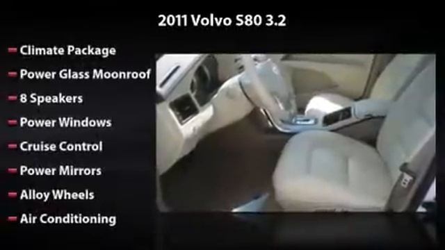 2011 Volvo S80 3.2 смотреть онлайн