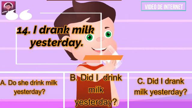 Simple past tense 14 Interrogative form смотреть онлайн