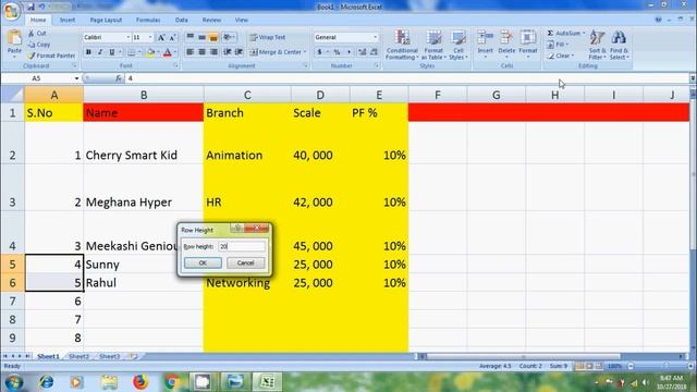 Excel 2007: how to format rows and columns in excel смотреть онлайн
