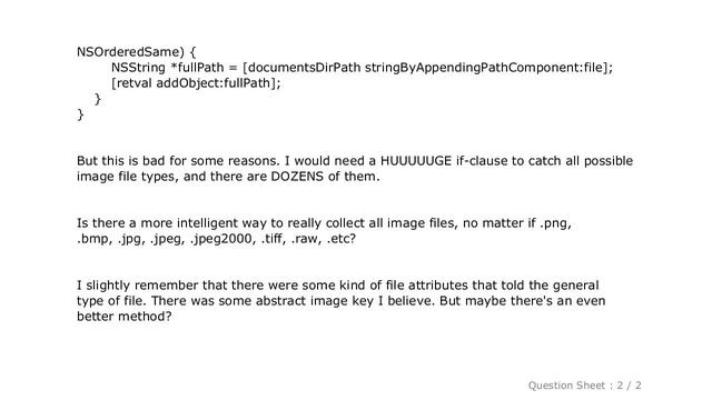 iOS : How to iterate over all image files in a directory? смотреть онлайн