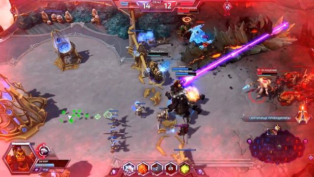 HOTS Тралл на карте Оскверненные Святилища (Gameplay) смотреть онлайн