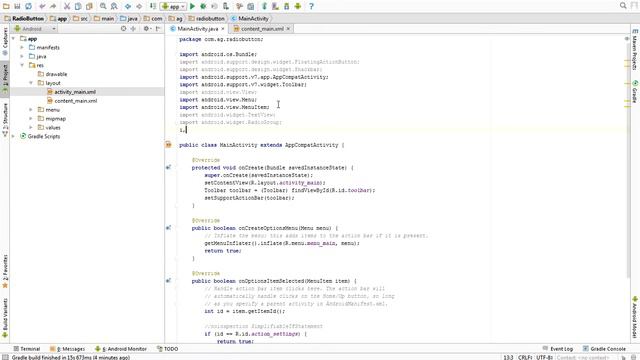 Android. Элемент RadioButon. Урок 7 смотреть онлайн
