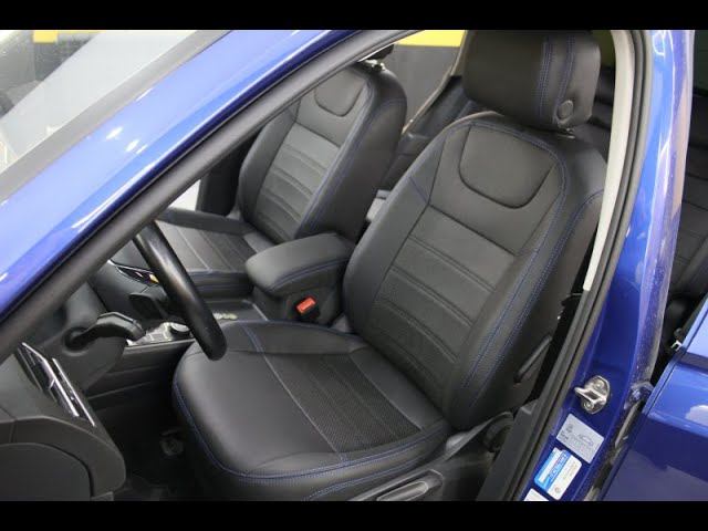 Чехлы на Volkswagen Tiguan 2 с синей строчкой смотреть онлайн