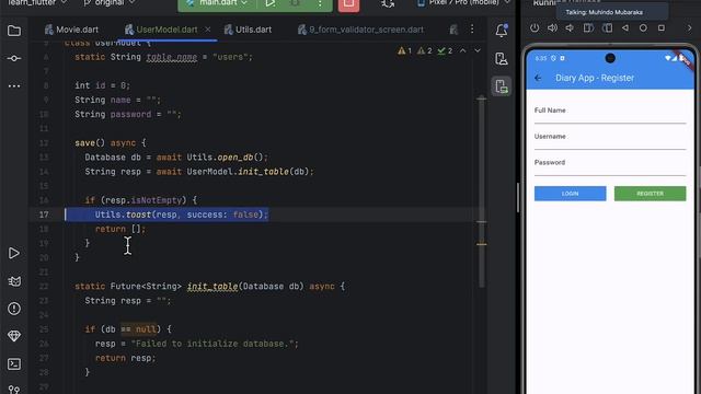 PART 3 - Complete Local Diary App Flutter Sqflite смотреть онлайн