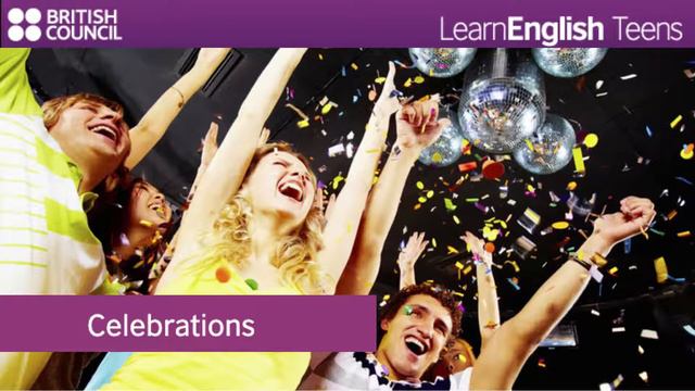 Celebrations. | British Council-Learn English. смотреть онлайн