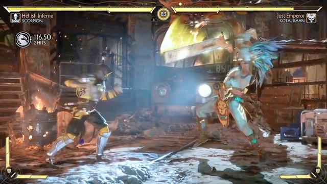 Mortal Kombat 11 Ultimate - Scorpion vs Kotal kahn Revenge Fight Online Games 2024 PS-PC смотреть онлайн