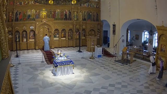 27.08.2023 Всенощное бдение в праздник Успения Божией Матери в Феодоровском соборе смотреть онлайн