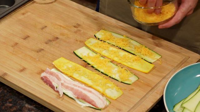 Zucchini Rollup Roses with Bacon & Cheese | The Best Way to Eat Your Veggies ! смотреть онлайн