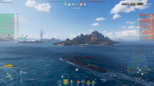 World of WarShips Petropavlovsk - 5 Kills 301K Damage смотреть онлайн
