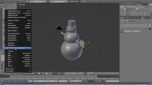 Snowman Animation Tutorial (FULL)- Blender смотреть онлайн