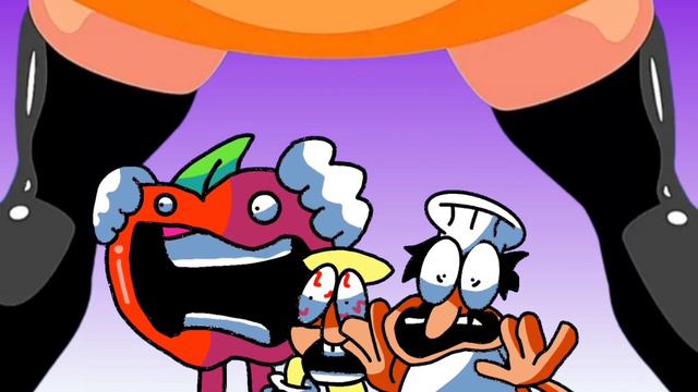 Pizza Tower Boo vs Mushroom Topping Animation смотреть онлайн