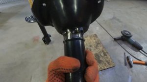 Переварка чашки пружины и усиление амортизационной стойки