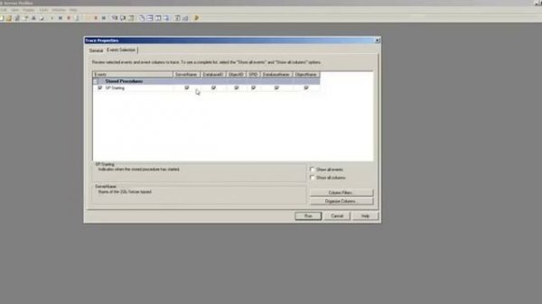 MS SQL Server Profiler Basics   2