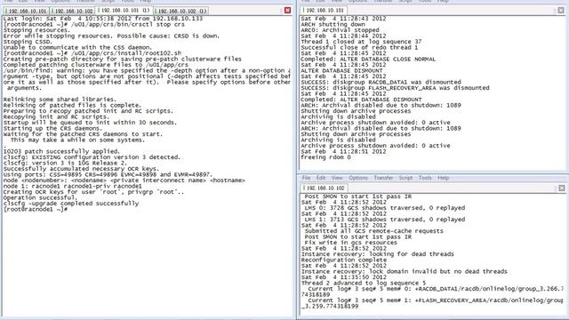 03.03_Oracle_10gR2_RAC_3.3 Oracle Clusterware Rolling Upgrade.flv смотреть онлайн