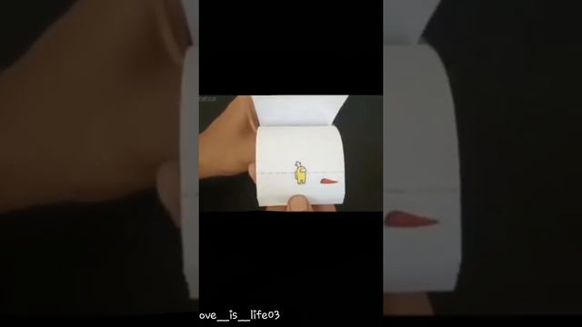 Among us game killing trending paper animation flipbook video 2020 смотреть онлайн