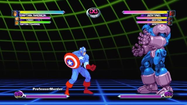 Captain America Hyper Combos Evolution in Marvel vs Capcom смотреть онлайн
