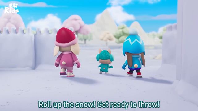 Snowball Fight Song | Eli Kids Nursery Rhymes