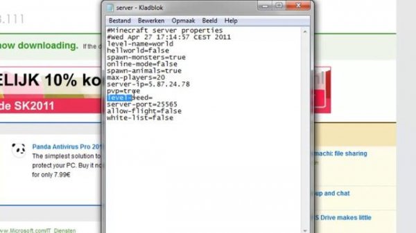 minecraft server setup (beta 1.5_01&2) for all Windows versions