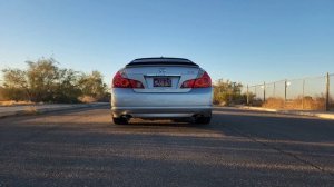 INFINITI M45 VK45DE exhaust with blast pipes