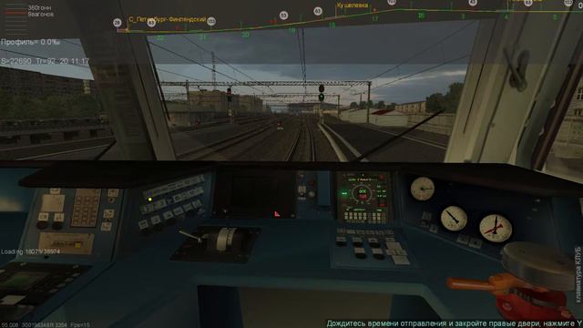 ZDSIMULATOR МАРШРУТ САНКТ-ПЕТЕРБУРГ-КУЗНЕЧНОЕ С АВТОИНФОРМАТОРОМ