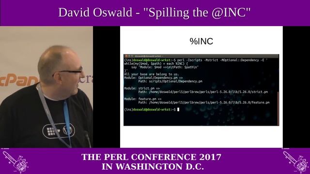 David Oswald - "Spilling the @INC" смотреть онлайн