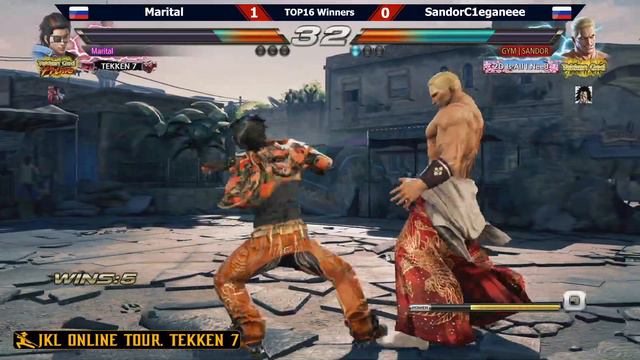 Мистер Контрпик. SandorC1eganeee (Geese, Marduk) vs Marital (Hwoarang). Tekken 7 смотреть онлайн