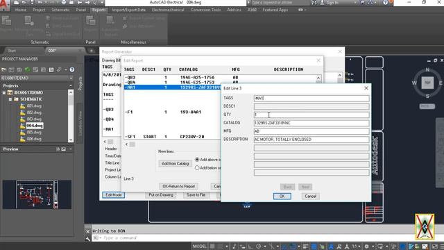 Autocad Electrical 2018 | Proje Raporu Oluşturulması смотреть онлайн