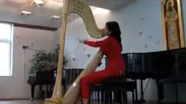 Harp (harfa) etude A.Hasselmans смотреть онлайн