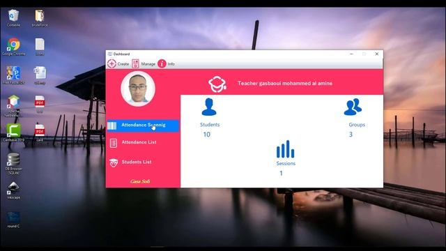 Attendance System Student Desktop Java Application смотреть онлайн