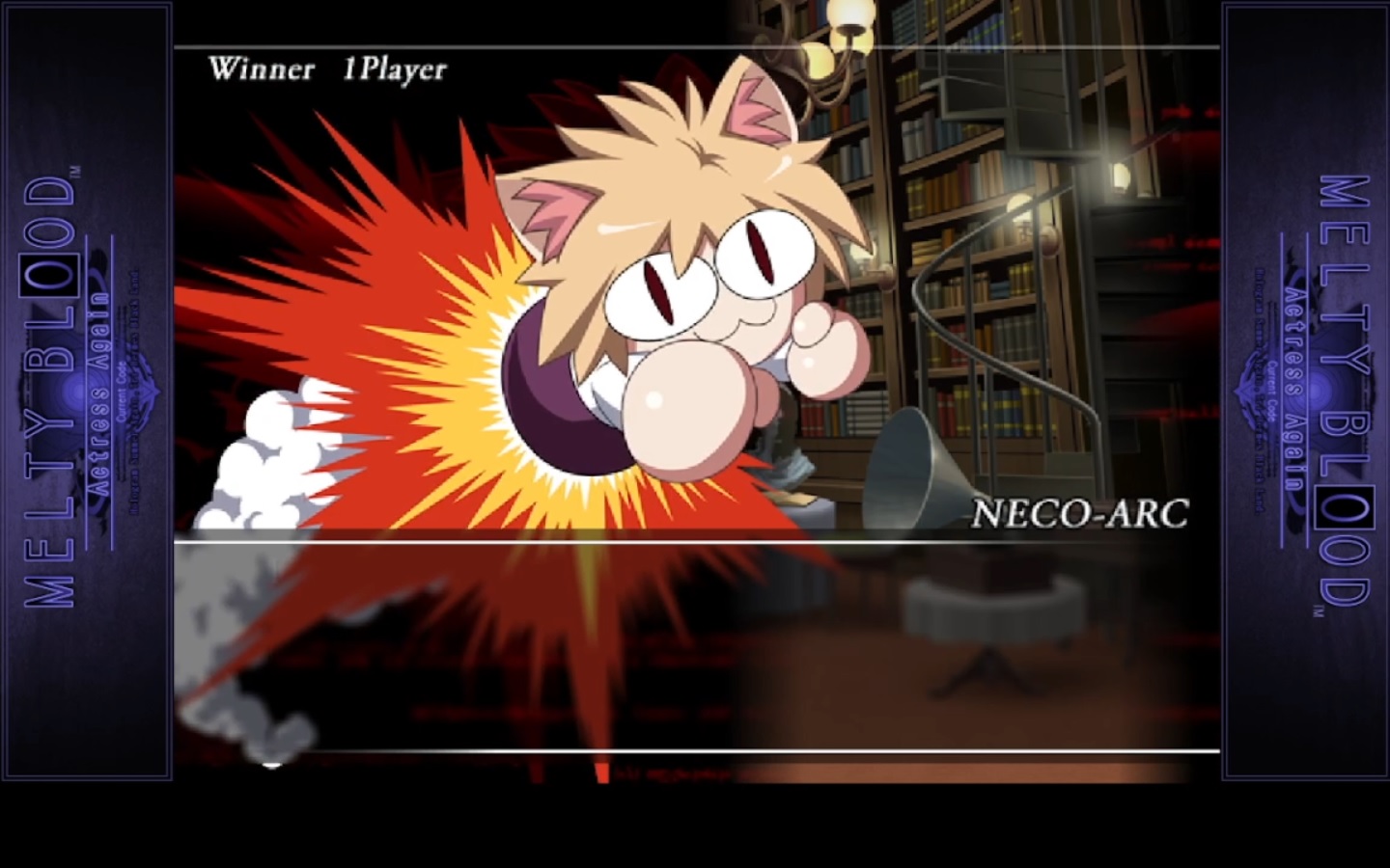MELTY BLOOD Actress Again Current Code.Neco Arc vs White Len [ネコアルクVS白レン] смотреть онлайн