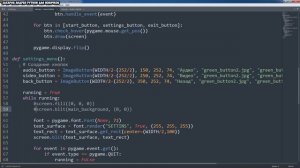 PyGame меню для игры | Как сделать игровое меню на Python