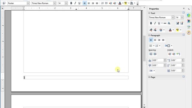 Add Simple Page Numbering in Footer OpenOffice Writer Tutorial смотреть онлайн