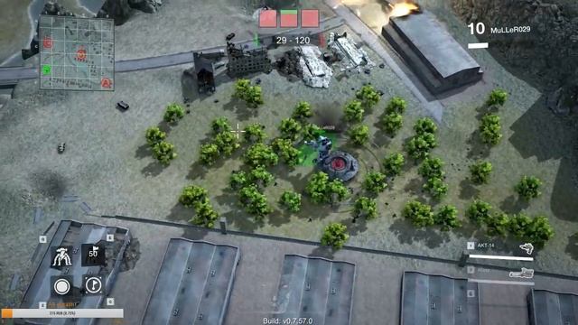 Изометрическая игра про роботов - Techwars Online 2 - стрим #2