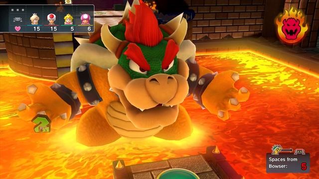 Mario Party 10 Bowser Party #770 Rosalina, Toad, Peach, Toadette Chaos Castle Master Difficulty смотреть онлайн