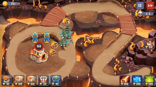 Kingdom Defense: Tower Wars TD Level 25 Stage Clear - 3 Star Walkthrough смотреть онлайн