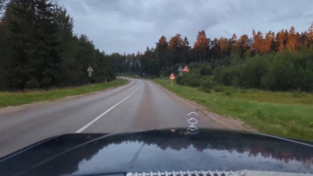 Из Литвы в Россию на машине, часть 1 #europe #lithuania #lietuva #litva #дорога  #mercedes
