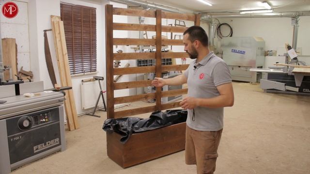 cz 2 Jak zrobić donicę ogrodową z pergolą z drewna modrzewia, montaż materiału na pergolę, malowani смотреть онлайн