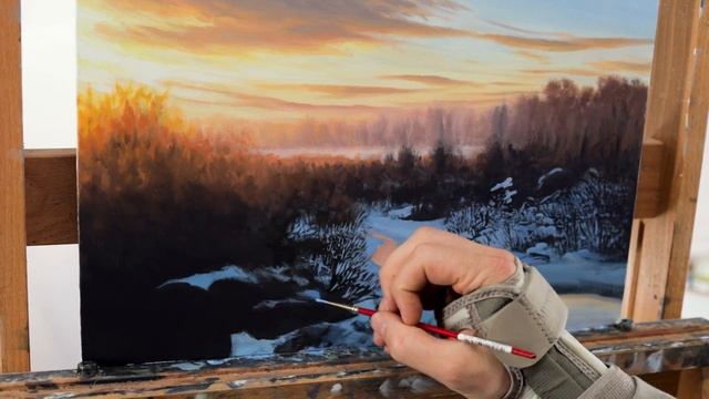 Landscape Painting Time-lapse | "Subtle Beats" смотреть онлайн