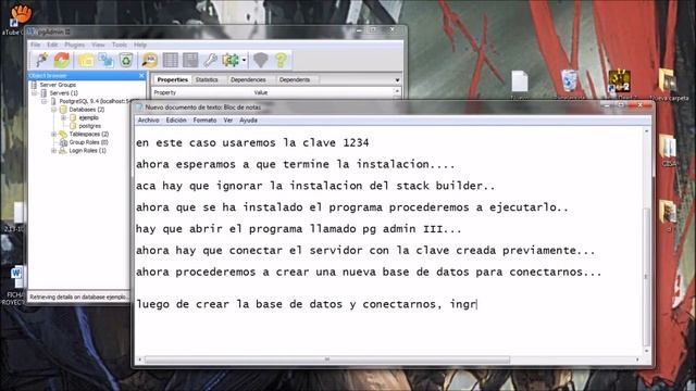 Intalacion de PostgreSQL (Eva 1 y 2 Desarrollo base de Datos) смотреть онлайн