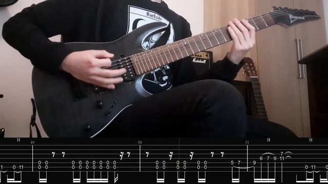 VEIL OF MAYA - Aeris (Guitar Cover + TAB On Screen!!!) смотреть онлайн