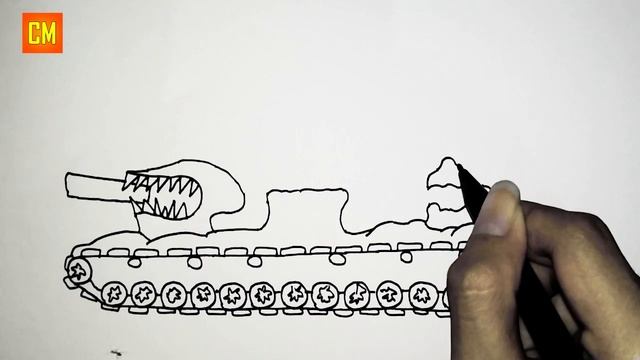 Cara Menggambar Tank Kartun KB 6 VEN0M - [Gerand Tank] смотреть онлайн