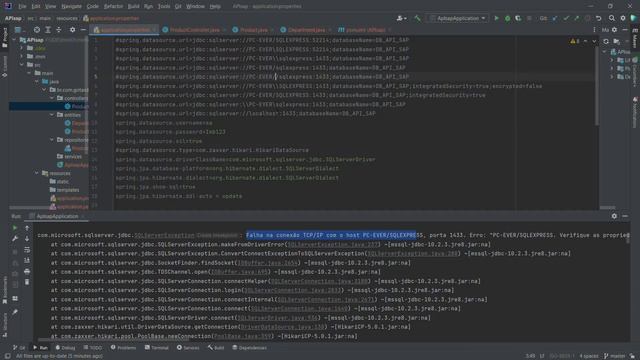 Solucionando Problemas de Conexão do SQL Server em API REST com Spring: Além do Erro de TCP! смотреть онлайн