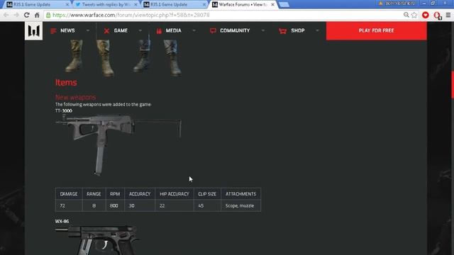 Warface Game Update - 31.8.2016 - Patch Notes смотреть онлайн