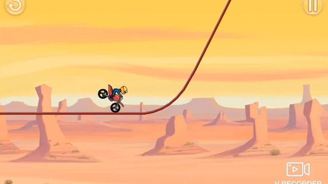 Прошло 5 уровней в 1 локации в игре Bike Rase смотреть онлайн