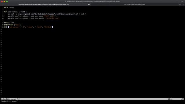 Dolt Docker Tutorial смотреть онлайн
