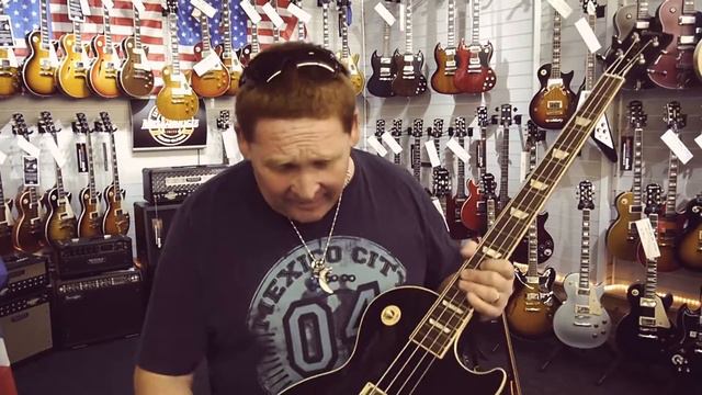 Fredie's Guitar of The Week - Gibson Les Paul Standard Bass Ebony смотреть онлайн